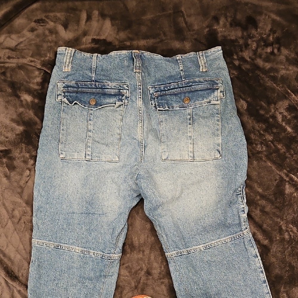 We The Free Straight Leg Blue Jeans - Picture 4 of 11